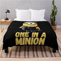 One In Minions Meme Throw Blanket