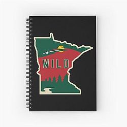 Art Minnesota Wild Spiral Notebook