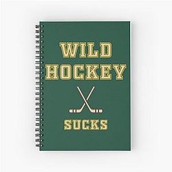 Minnesota Wild Hockey Spiral Notebook