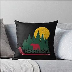 Art Minnesota Wild Throw Pillow