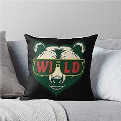 Art for Minnesota Wild Throw Pillow