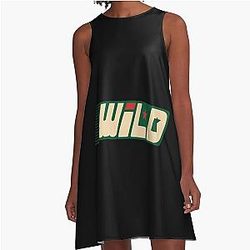 Minnesota Wild A-Line Dress