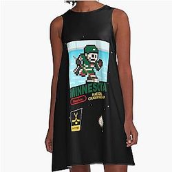 Minnesota Wild A-Line Dress