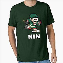 Minnesota Wild 8-bit Retro Pixel Art Essential T-Shirt