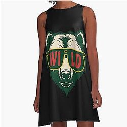 Art Minnesota Wild A-Line Dress
