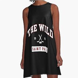Art Minnesota Wild A Line Dress