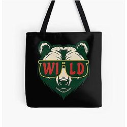 Minnesota Wild All Over Print Tote Bag