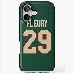 Minnesota Wild Marc-Andre Fleury Home Jersey iPhone Tough Case