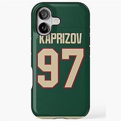 Minnesota Wild Kirill Kaprizov Home Jersey Back Phone Case For iPhone Tough Case