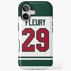 Minnesota Wild Marc-Andre Fleury Away Jersey Phone Case