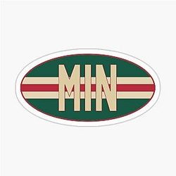 Minnesota Wild Oval Sticker