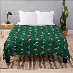 Minnesota Wild 8-bit Retro Pixel Art Videogame Player Throw Blanket