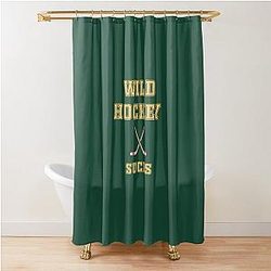 Minnesota Wild Hockey Shower Curtain