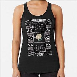 Art - Minnesota Wild Racerback Tank Top