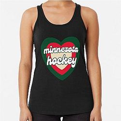 Art Minnesota Wild Racerback Tank Top