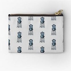 Rich Hill Missouri Water Tower Zipper Pouch