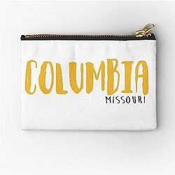 Columbia Missouri Zipper Pouch