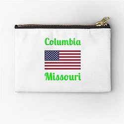 Columbia Missouri Stylish Prints Zipper Pouch