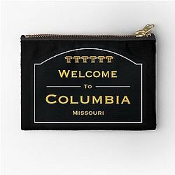 Welcome to Columbia Missouri Zipper Pouch