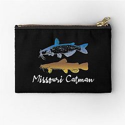 Missouri Catfishing Zipper Pouch