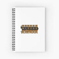 University of Missouri Mizzou Tigers Spiral Notebook