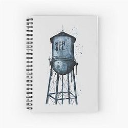 Rich Hill Missouri Water Tower Spiral Notebook