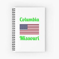 Columbia Missouri Stylish Prints Notebook