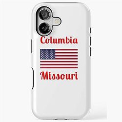 Columbia Missouri Stylish Print iPhone Case