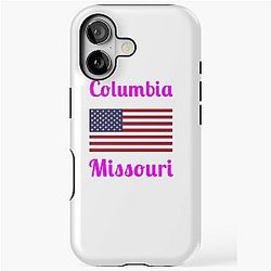 Columbia Missouri Stylish Prints iPhone Tough Case