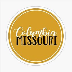 Columbia Missouri Como sticker