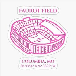 Faurot Field at the University of Missouri Sticker