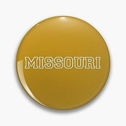 MISSOURI Gameday Gold Pin