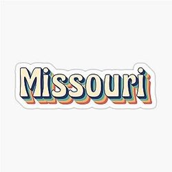 Retro Missouri Sticker