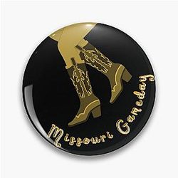 Missouri Gameday Football Pin Buttons