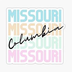 Columbia Missouri Sticker