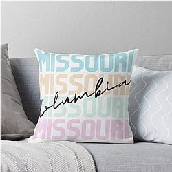 Columbia Missouri Throw Pillow