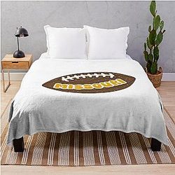 Missouri Football Throw Blanket