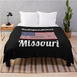 Independence Missouri Stylish Prints Throw Blanket