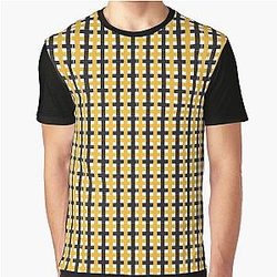 Mizzou Tigers Black Gold Plaid - University of Missouri Graphic T-Shirt