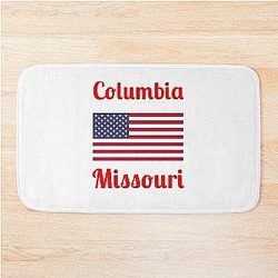 Columbia Missouri Stylish Prints Bath Mat