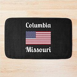 Columbia Missouri Stylish Prints Bath Mat