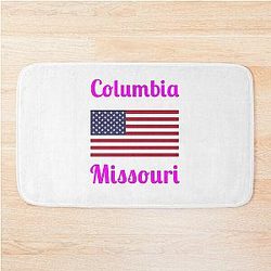 Columbia Missouri Stylish Prints Bath Mat
