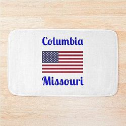Columbia Missouri Stylish Prints Bath Mat