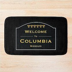 Welcome to Columbia Missouri Bath Mat