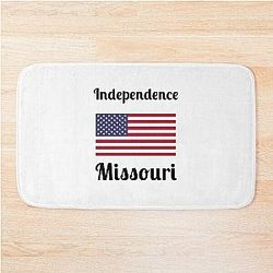 Independence Missouri - Stylish Prints Bath Mat