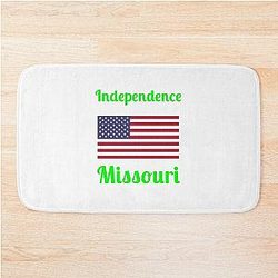 Independence Missouri Stylish Prints Bath Mat