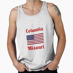 Columbia Missouri Stylish Print Tank Top