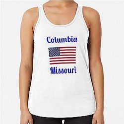 Columbia Missouri Stylish Racerback Tank Top