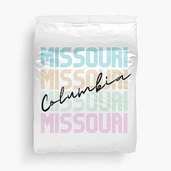 Columbia Missouri Duvet Cover