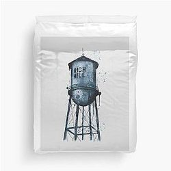 Rich Hill Missouri Water Tower Duvet Cover